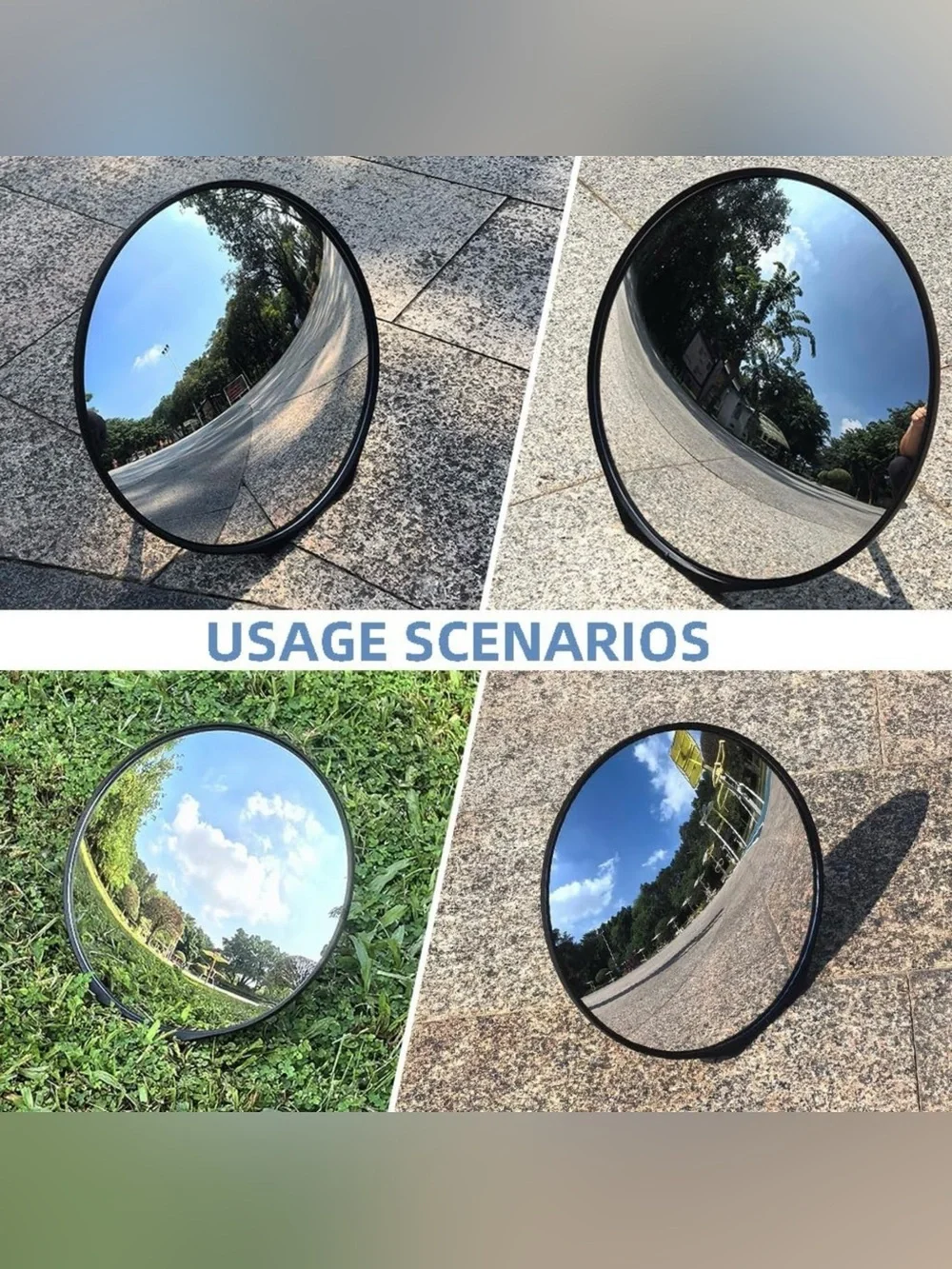 Scott Edward 12 Inches/30cm Diameter Golf Convex Mirror Swing Training Mirror...